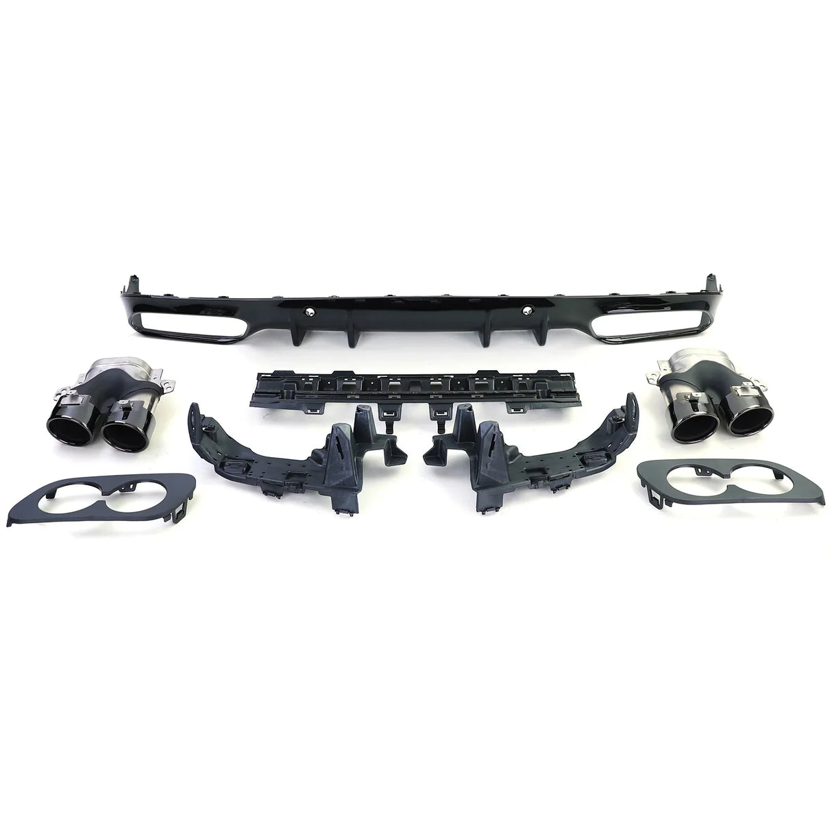 Mercedes C W205 2018-2021 Diffusore Posteriore AMG C43 Look - autorivallo