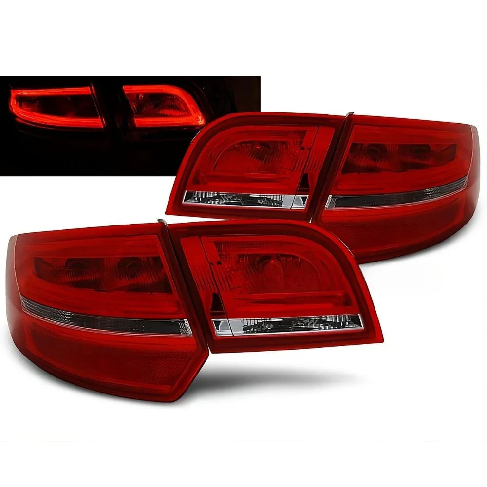 Audi A3 8PA Sportback 2004-2008 Fanali Posteriori LED Rosso - autorivallo