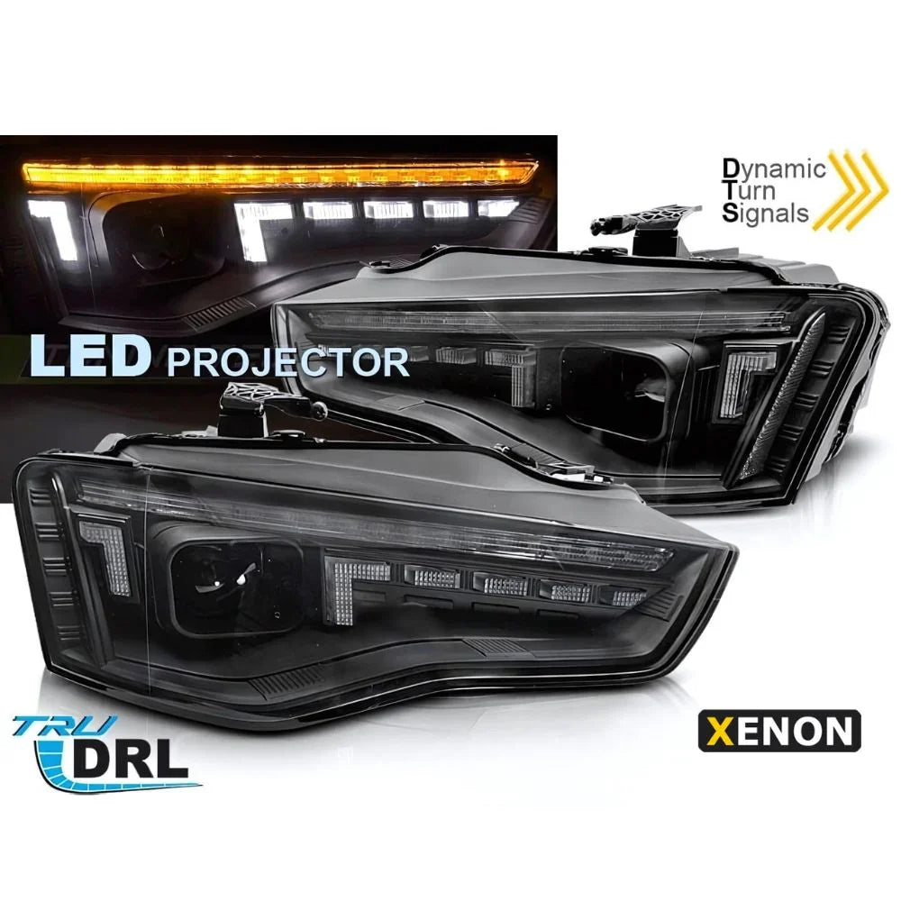 AUDI A5 8T 2011-2016 Fari Anteriori Full LED Frecce SEQ - autorivallo