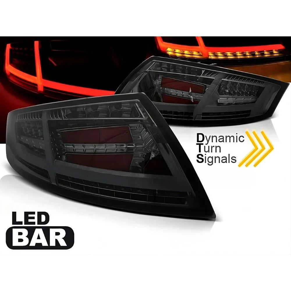 Audi TT 8J 2006-2014 Fanali Posteriori Full LED Lightbar SEQ - autorivallo