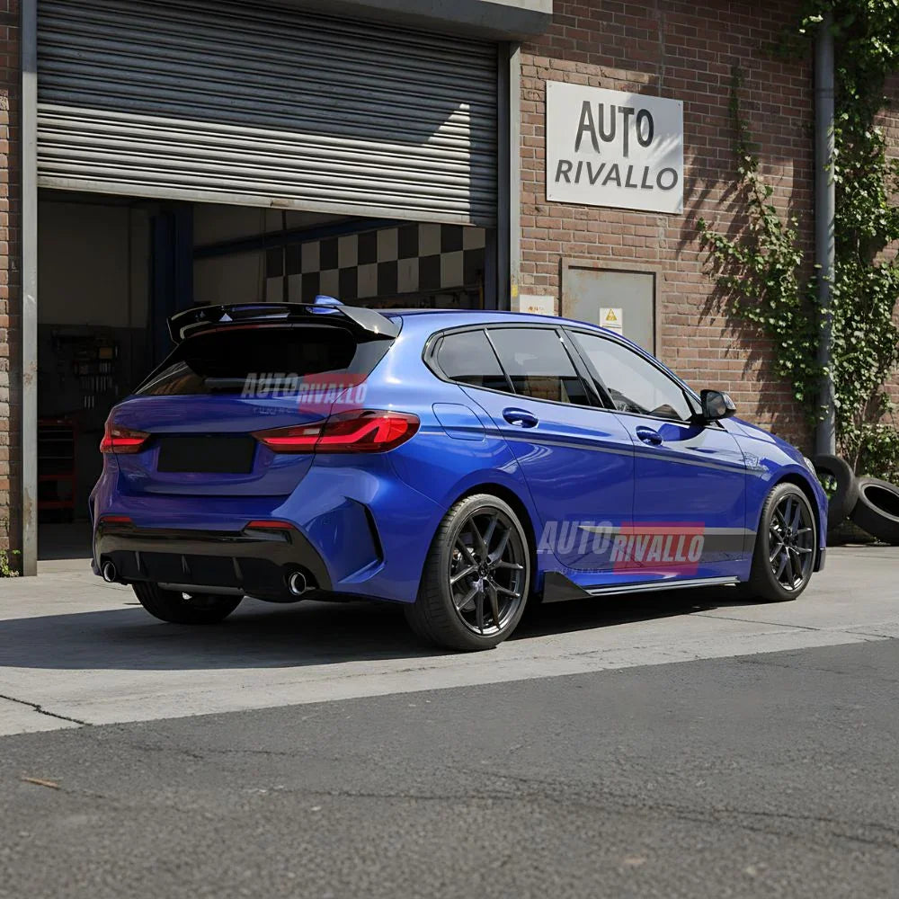 BMW 1 F40 2019-2024 Spoiler Sul Tetto M-Sport Nero Lucido - autorivallo