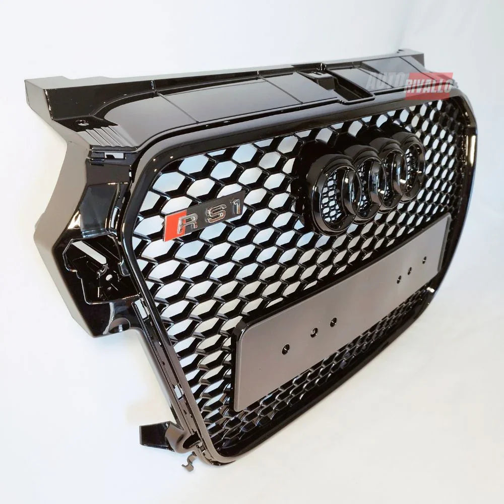 Audi A1 8X 2010-2015 Griglia Anteriore RS1 Look Nero Lucido - autorivallo