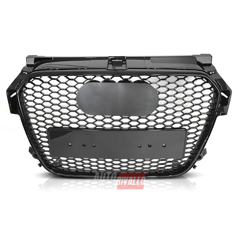 Audi A1 8X 2010-2015 Griglia Anteriore RS1 Look Nero Lucido - autorivallo