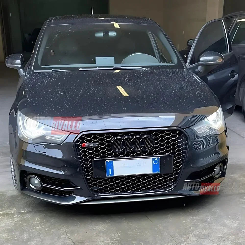 Audi A1 8X 2010-2015 Griglia Anteriore RS1 Look Nero Lucido - autorivallo