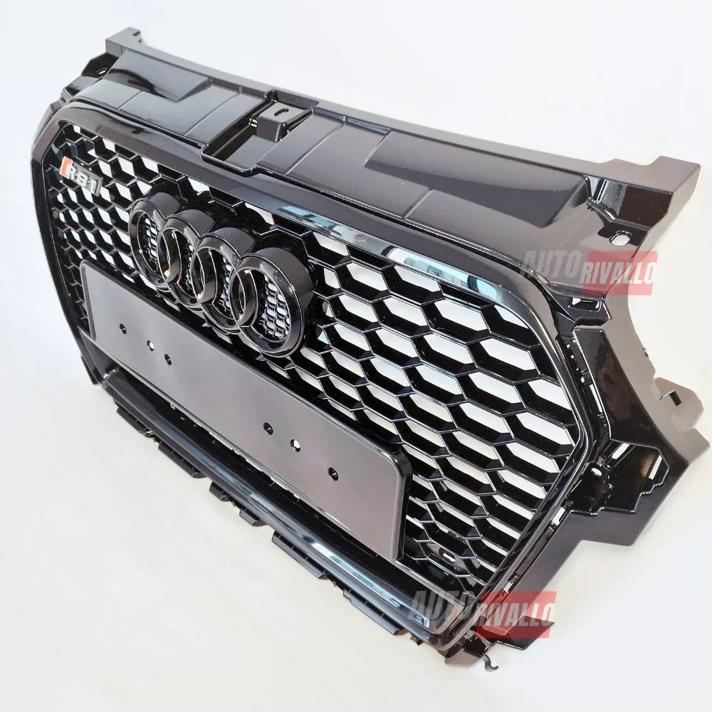 Audi A1 8X 2015-2018 Griglia Anteriore RS1 Look Nero Lucido - autorivallo
