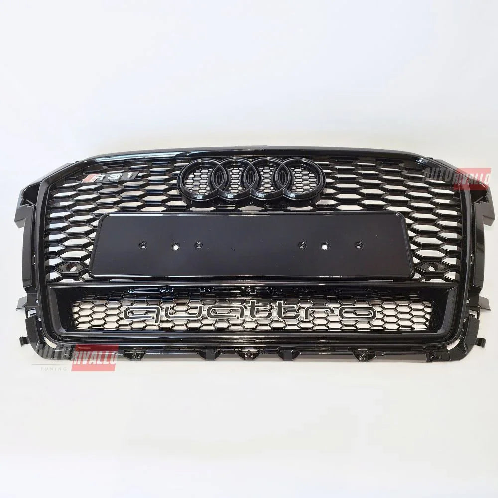 Audi A1 8X 2015-2018 Griglia Anteriore RS1 Look Nero Lucido - autorivallo