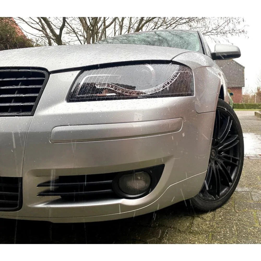 Audi A3 8P 8PA 2003-2008 Fari Anteriori LED Diurne Nero - autorivallo