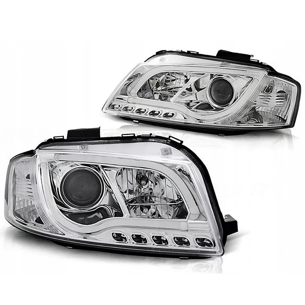 Audi A3 8P 8PA 2003-2008 Fari Anteriori LED DRL TRU Lightube - autorivallo