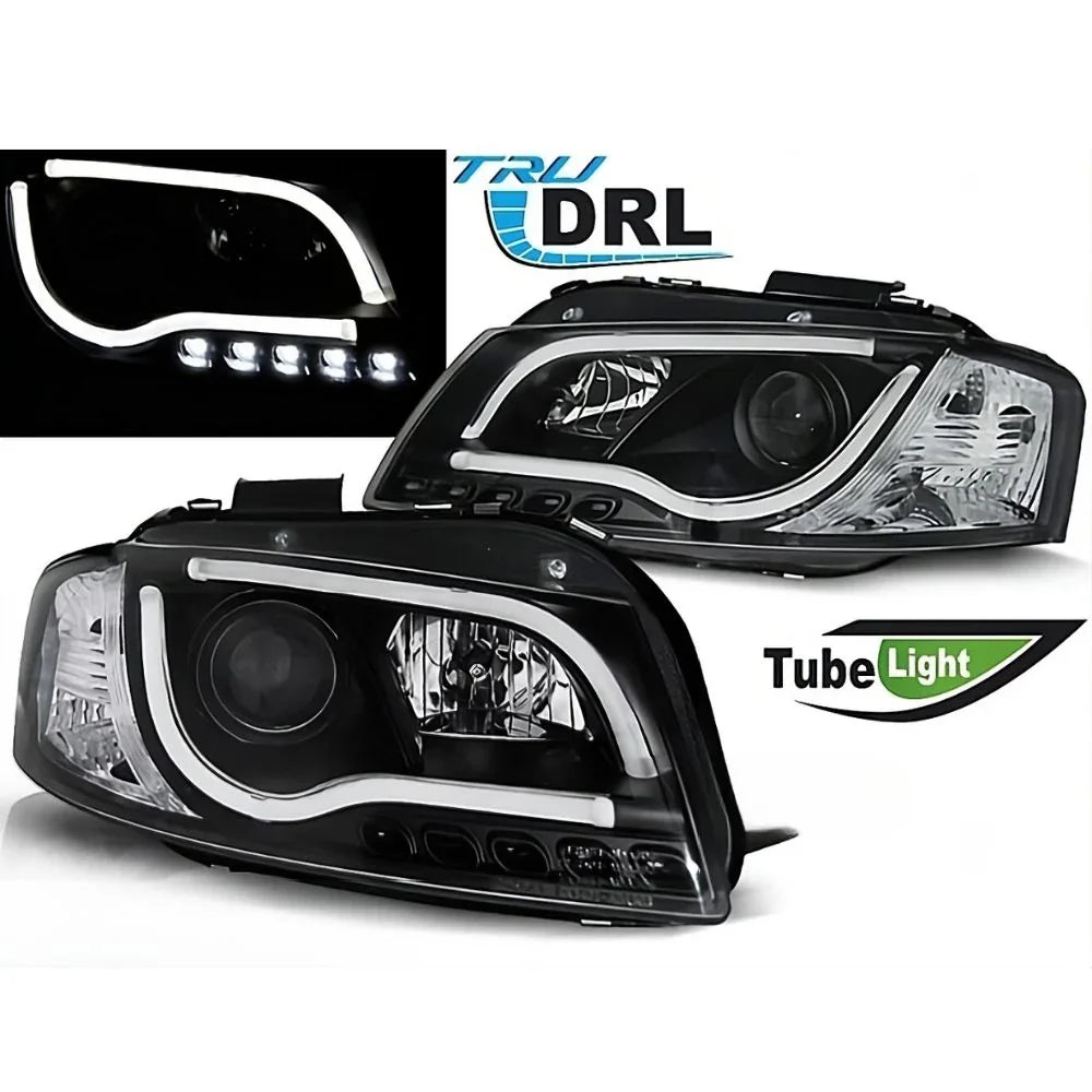 Audi A3 8P 8PA 2003-2008 Fari Anteriori LED DRL TRU Lightube - autorivallo