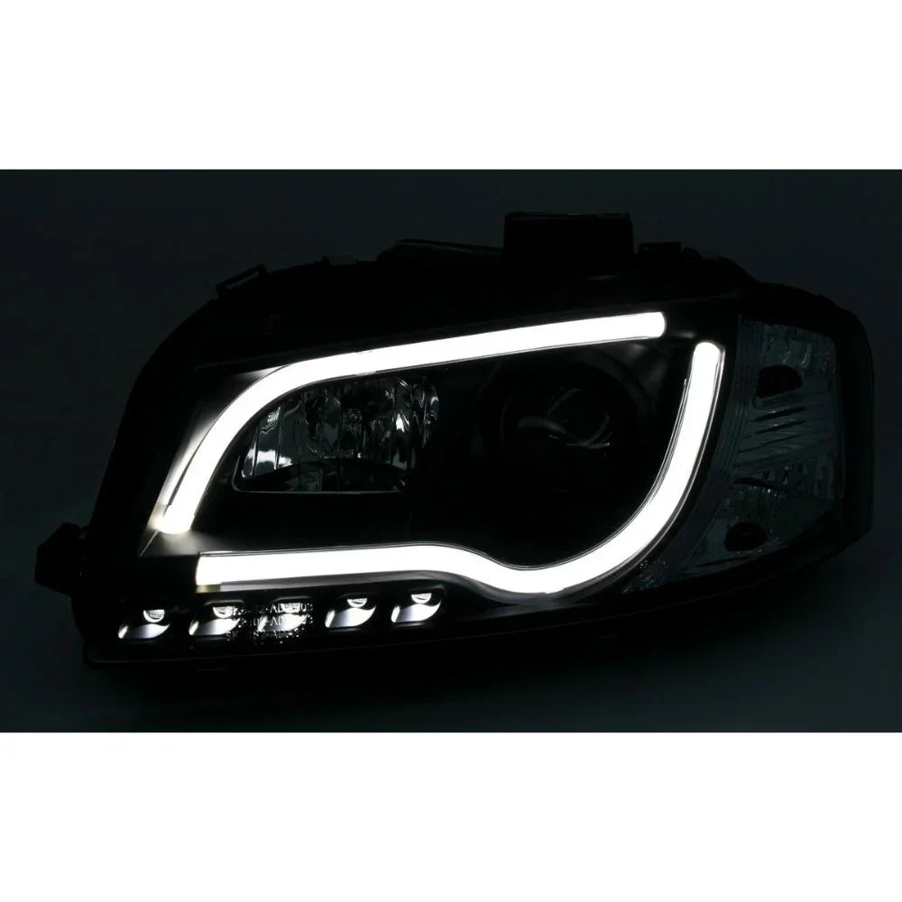Audi A3 8P 8PA 2003-2008 Fari Anteriori LED DRL TRU Lightube - autorivallo