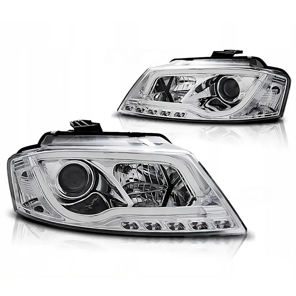 Audi A3 8P 8PA 2008-2012 Fari Anteriori LED DRL TRU Lightube - autorivallo