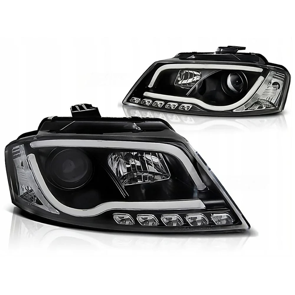 Audi A3 8P 8PA 2008-2012 Fari Anteriori LED DRL TRU Lightube - autorivallo
