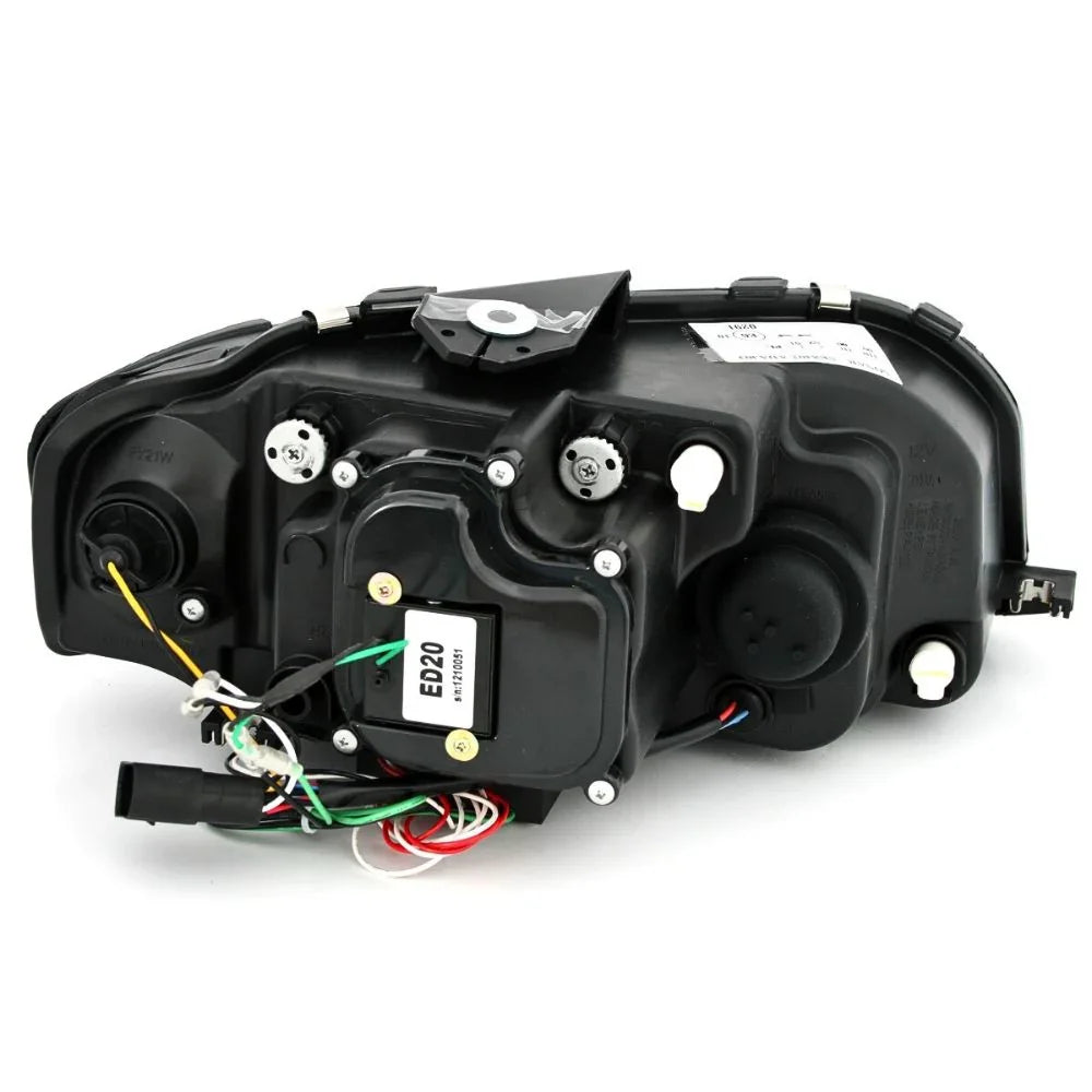 Audi A3 8P 8PA 2003-2008 Fari Anteriori LED Cromati Lightube - autorivallo