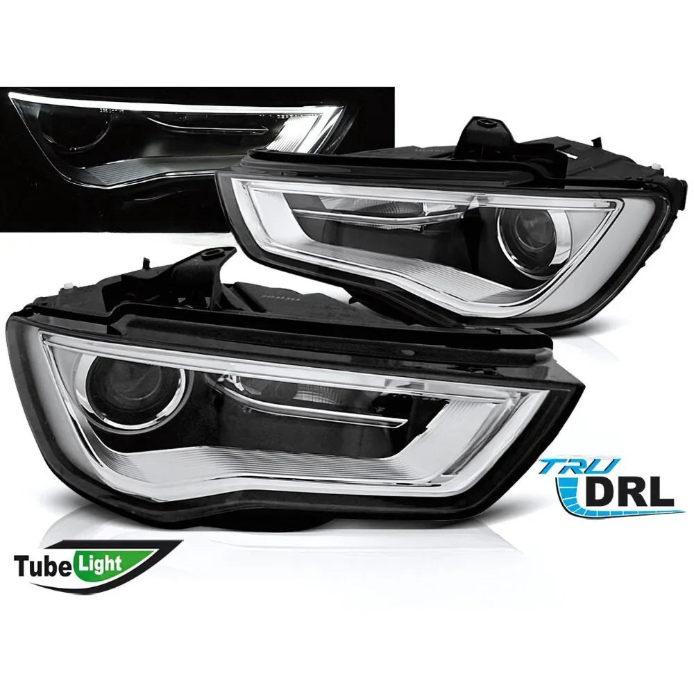 Audi A3 8V 2012-2016 Fari Anteriori LED DRL TRU Lightube - autorivallo