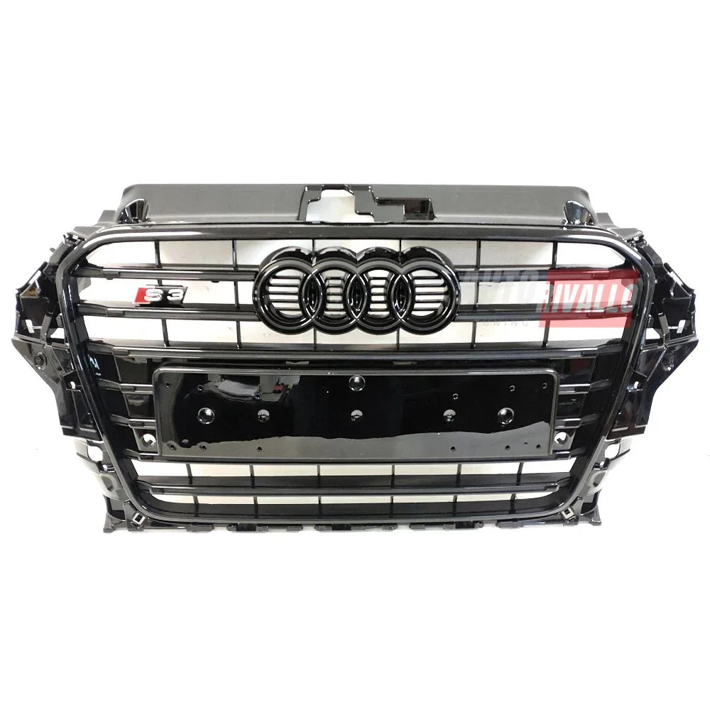 Audi A3 8V 2012-2016 Griglia Anteriore Look S3 Calandra Nera - autorivallo