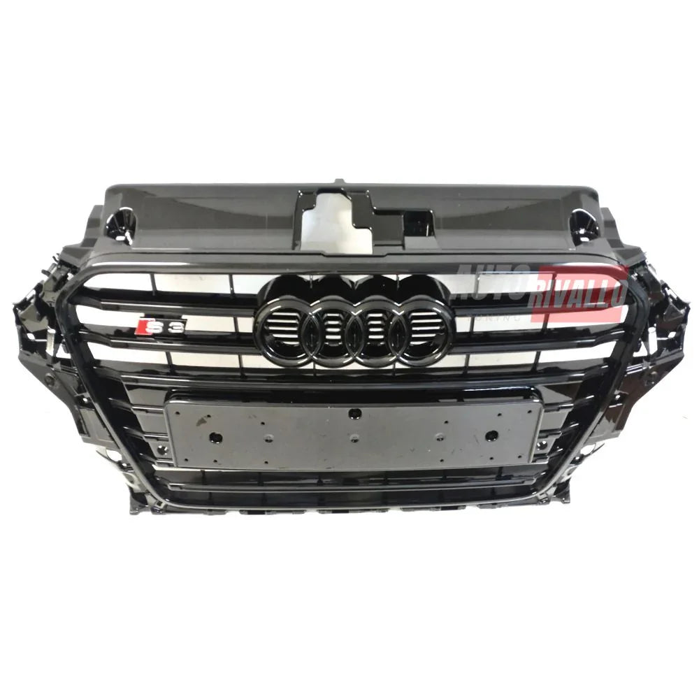 Audi A3 8V 2012-2016 Griglia Anteriore Look S3 Calandra Nera - autorivallo