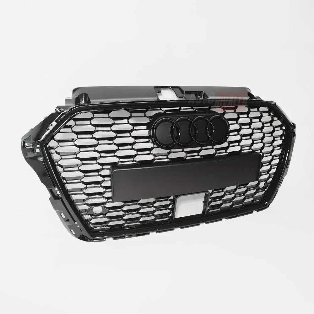 Audi A3 8V 2016-2020 Griglia Radiatore RS3 Look Nero Lucido - autorivallo