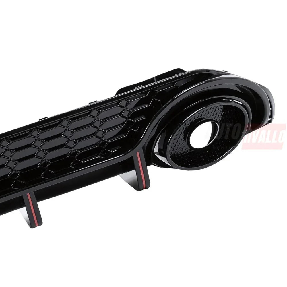 Audi A3 8Y S-Line S3 2020-2024 Diffusore Posteriore RS3 Look - autorivallo