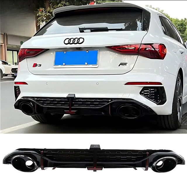 Audi A3 8Y S-Line S3 2020- Diffusore Sotto Paraurti RS3 Look - autorivallo