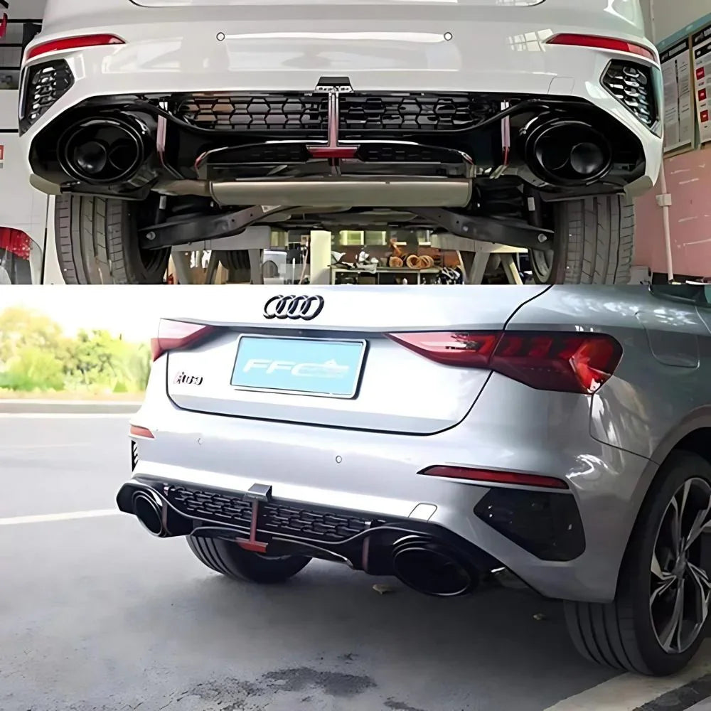 Audi A3 8Y S-Line S3 2020- Diffusore Sotto Paraurti RS3 Look - autorivallo