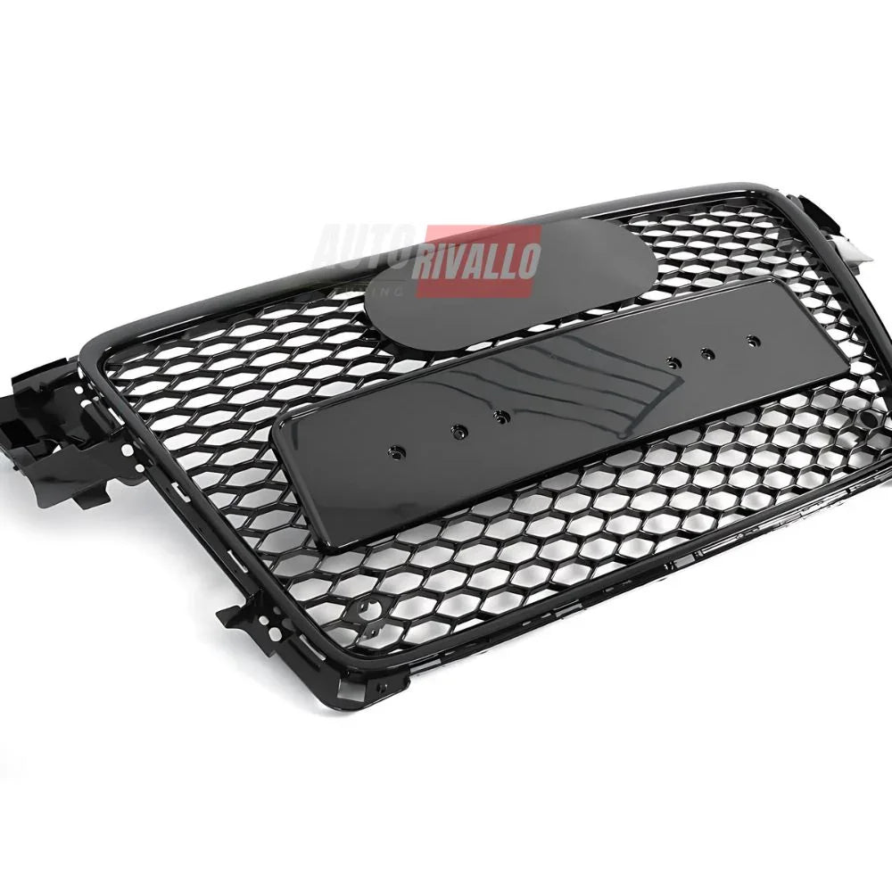 Audi A4 B8 2007-2011 Griglia Anteriore RS4 Look Nero Lucido - autorivallo