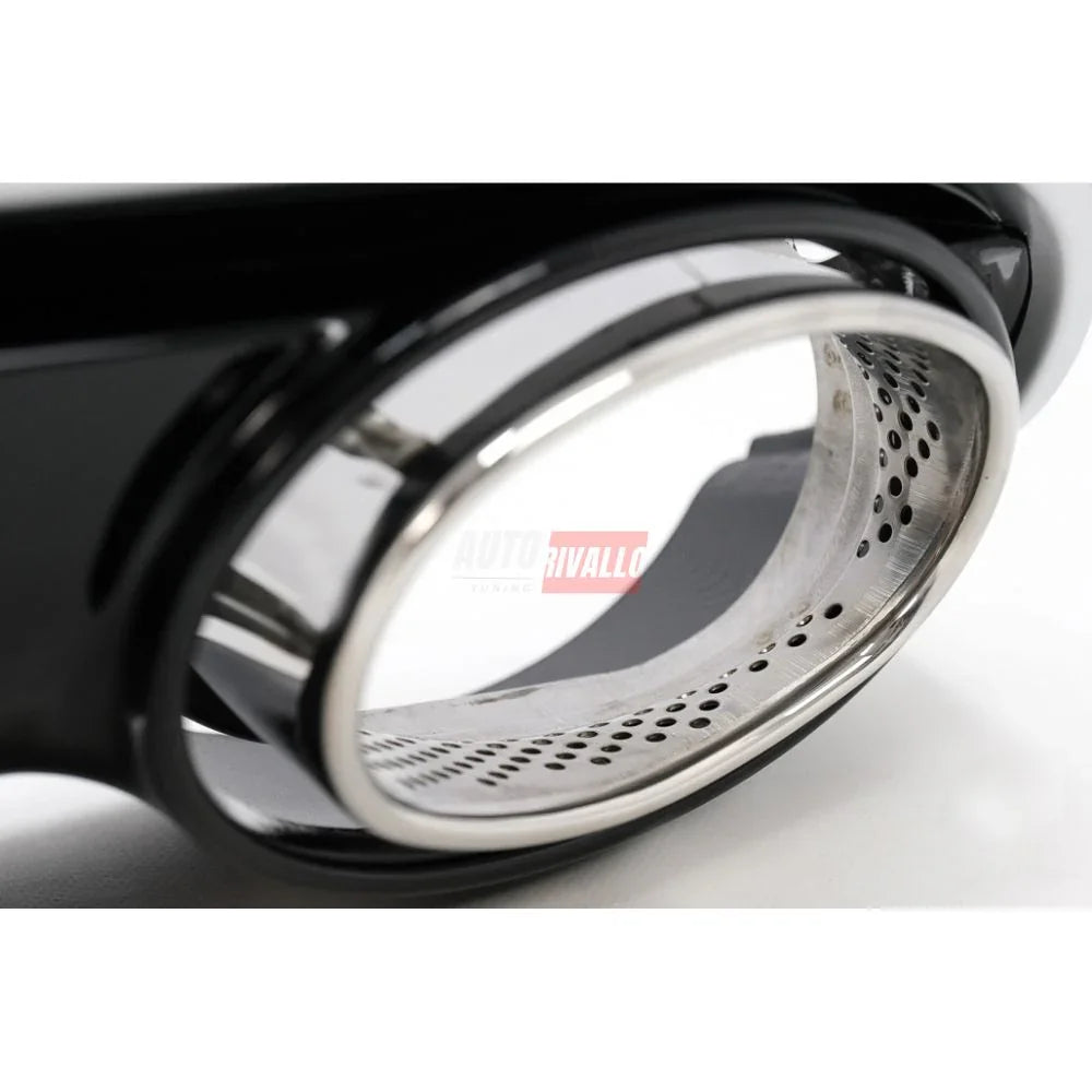 Audi A4 B8 2007-2011 Diffusore Posteriore RS4 Look Nero - autorivallo