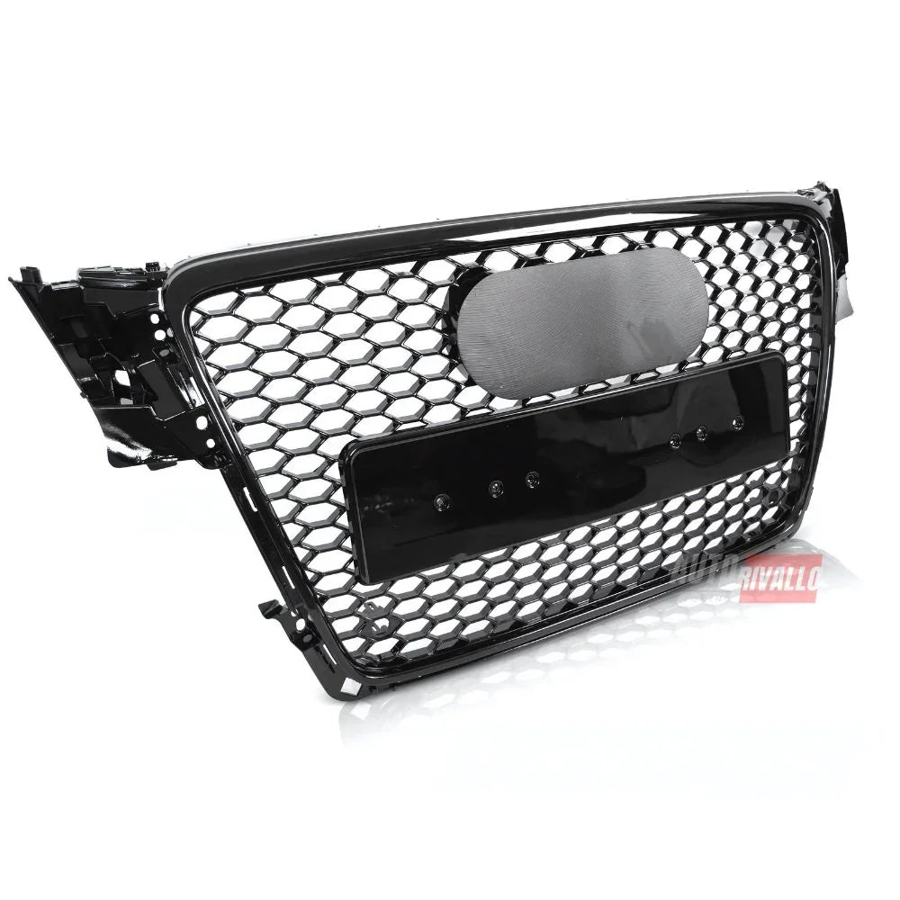 Audi A4 B8 2007-2011 Griglia Anteriore RS4 Look Nero Lucido - autorivallo