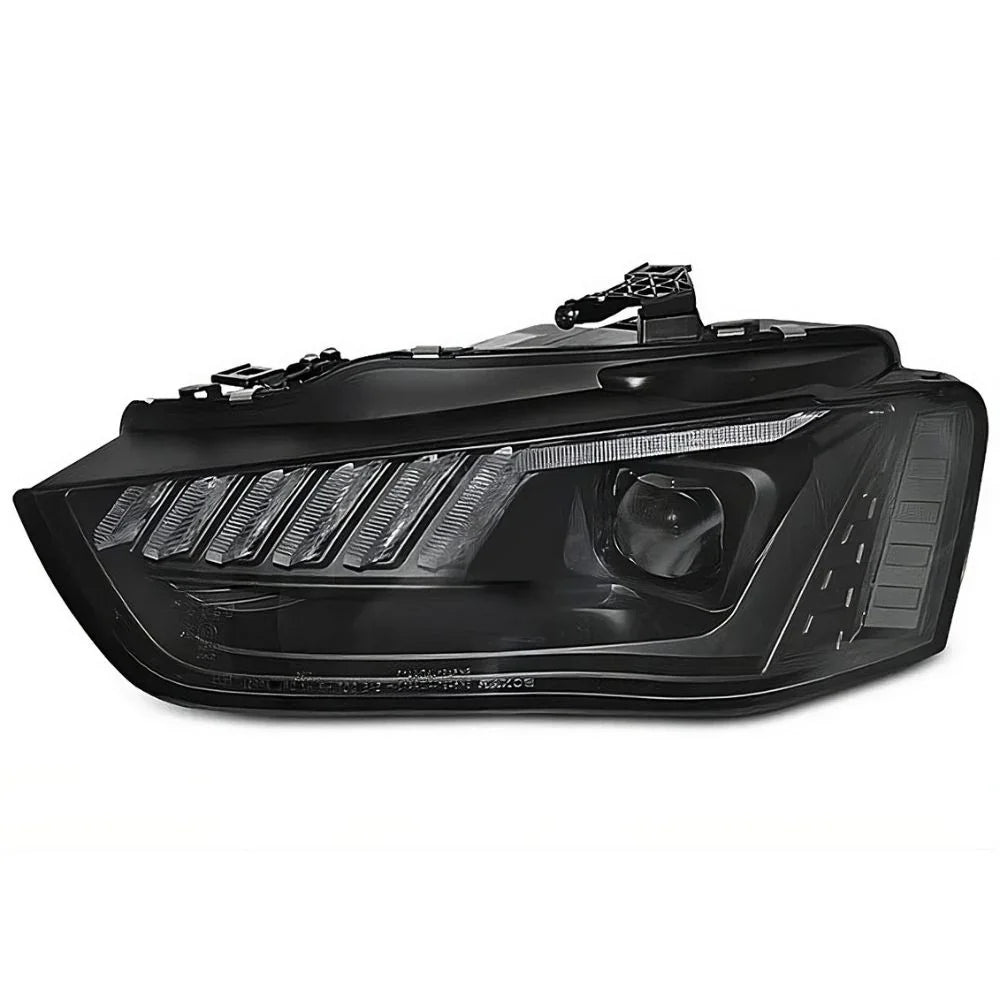 Audi A4 B8 8K 2011-2015 Fari Anteriori LED Matrix Nero H7 - autorivallo