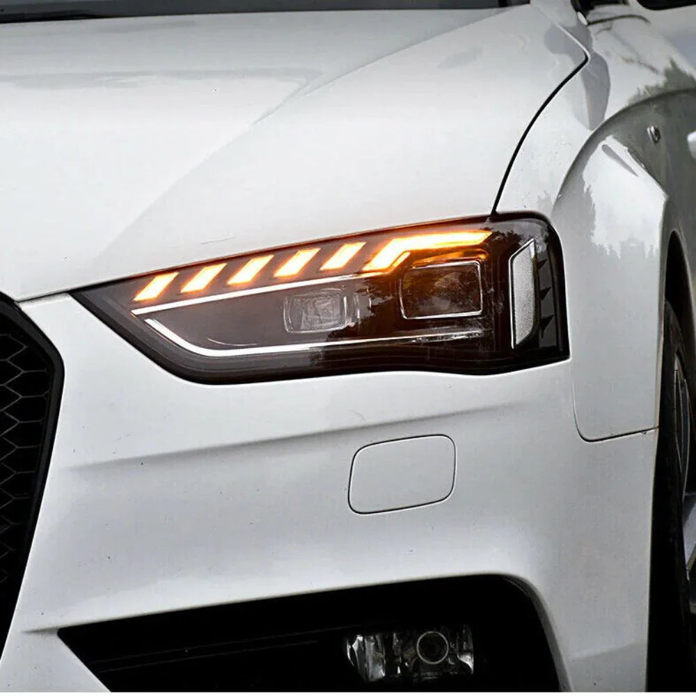 Audi A4 B8 8K 2011-2015 Fari Anteriori Full LED Matrix SEQ - autorivallo