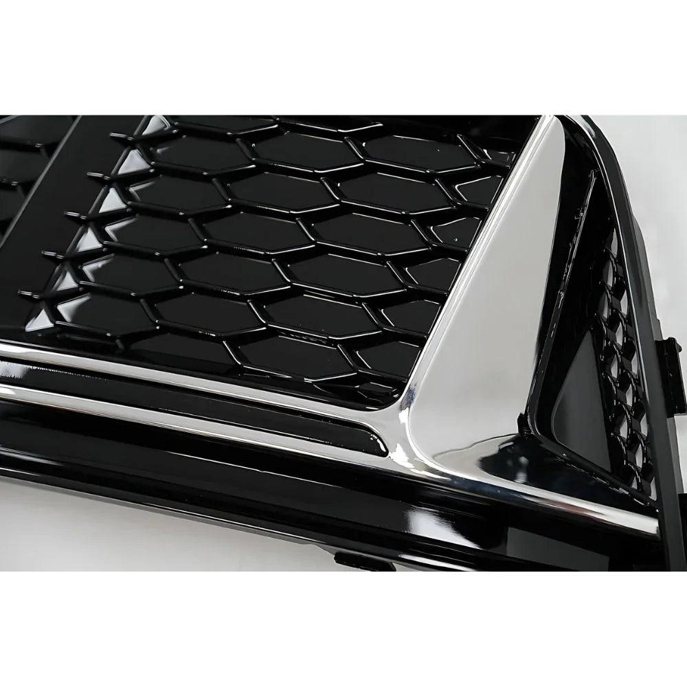 Audi A4 B9 2015-2018 Griglie Fendinebbia RS4 a Nido D'ape - autorivallo