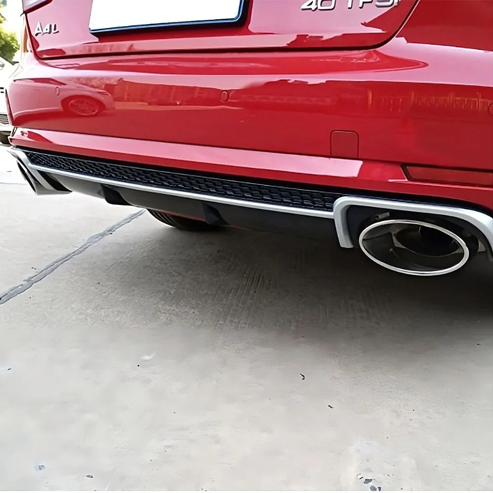 Audi A4 B9 8W 2015-2019 Diffusore Posteriore RS4 Look - autorivallo
