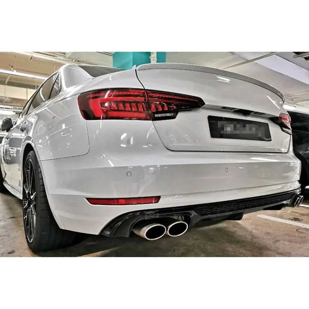 Audi A4 B9 8W Facelift S-Line 2020- Diffusore Posteriore S4 Look - autorivallo