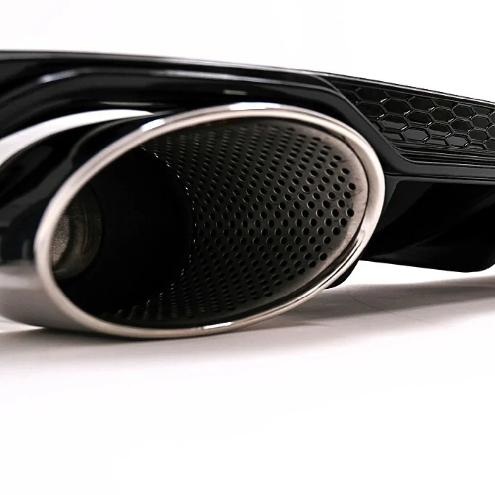 Audi A4 B9 8W S-Line 2015-2019 Diffusore Posteriore RS4 Look - autorivallo