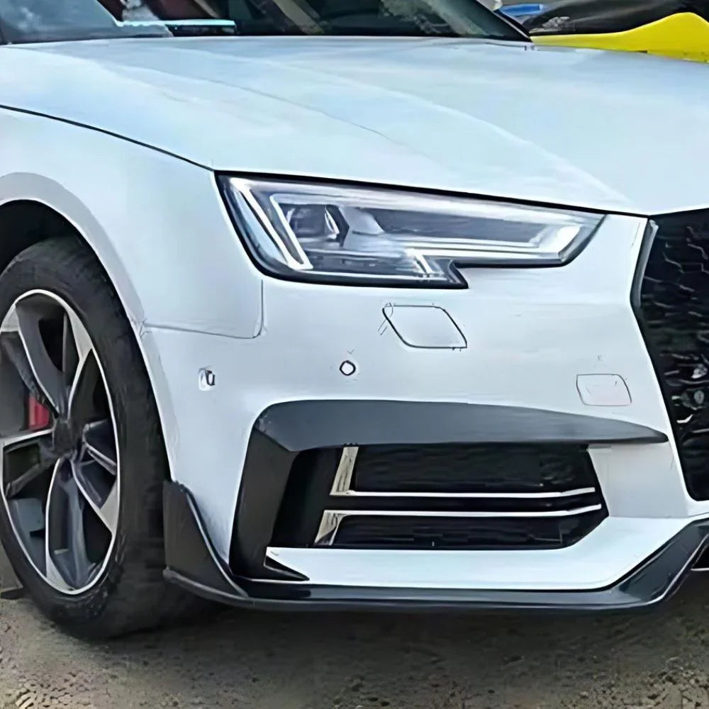 Audi A4 B9 S-Line 15-18 Griglie Fendinebbia RS4 Nero Cromato - autorivallo