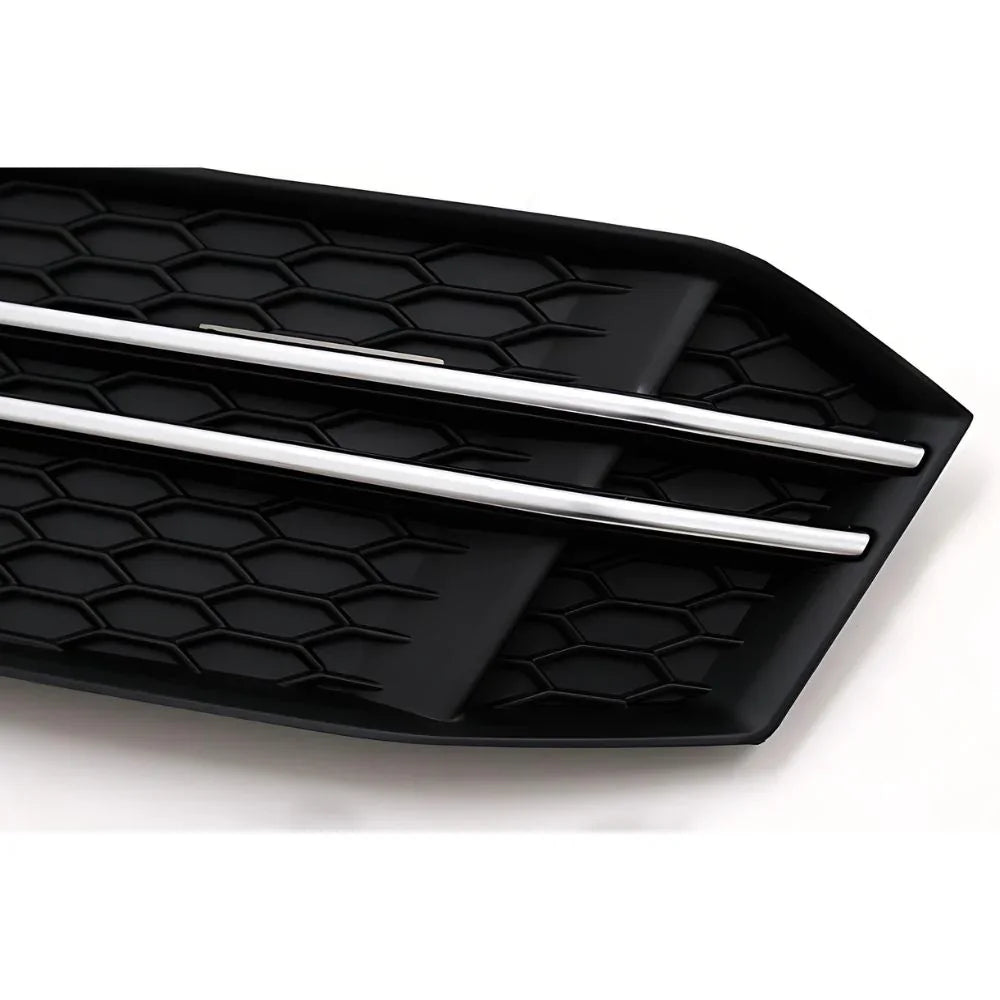 Audi A4 B9 S-Line 15-18 Griglie Fendinebbia RS4 Nero Opaco - autorivallo
