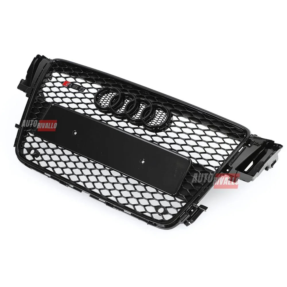 Audi A5 8T 2007-2011 Griglia Radiatore RS5 Look Nero Lucido - autorivallo