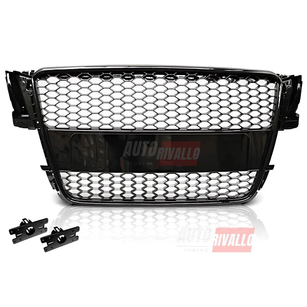 Audi A5 8T 2007-2011 Griglia Radiatore Look RS5 Nero Lucido - autorivallo