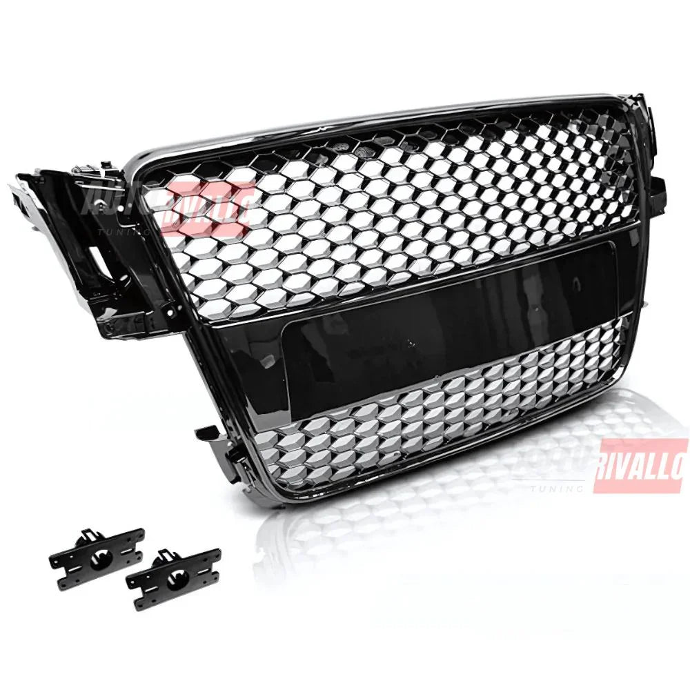 Audi A5 8T 2007-2011 Griglia Radiatore Look RS5 Nero Lucido - autorivallo
