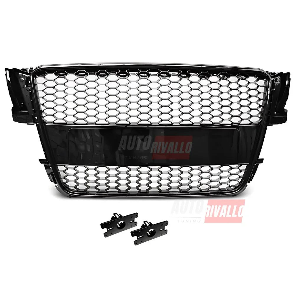 Audi A5 8T 2007-2011 Griglia Radiatore Look RS5 Nero Lucido - autorivallo