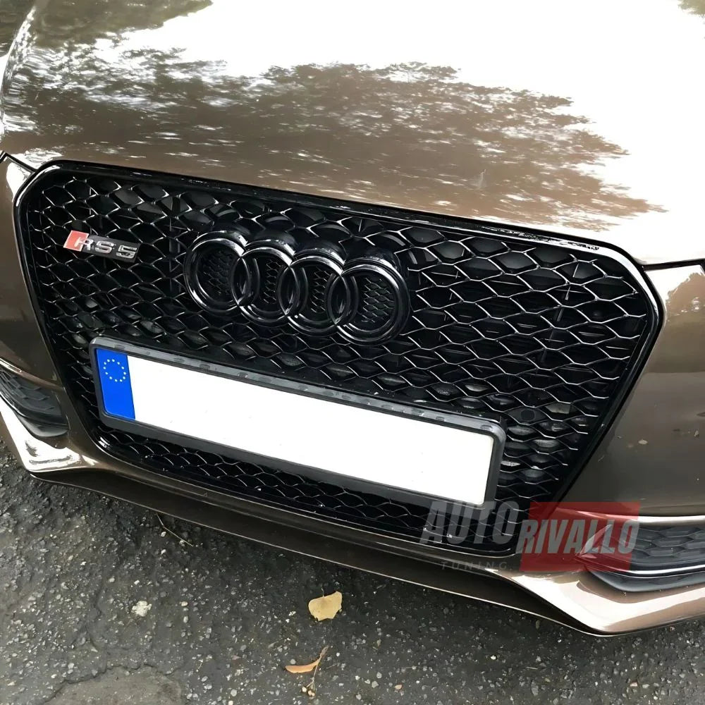 Audi A5 8T 2012-2016 Griglia Anteriore RS5 Look Nero Lucido - autorivallo