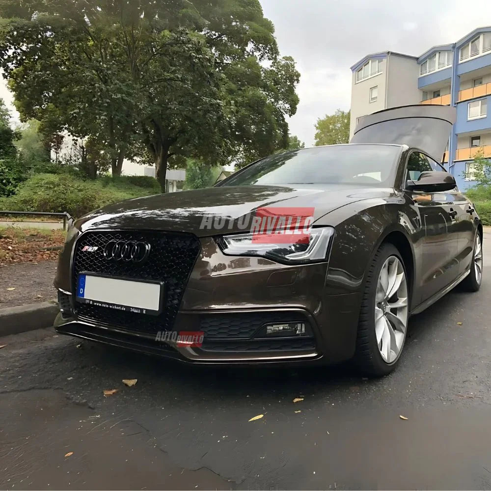 Audi A5 8T 2012-2016 Griglia Anteriore RS5 Look Nero Lucido - autorivallo