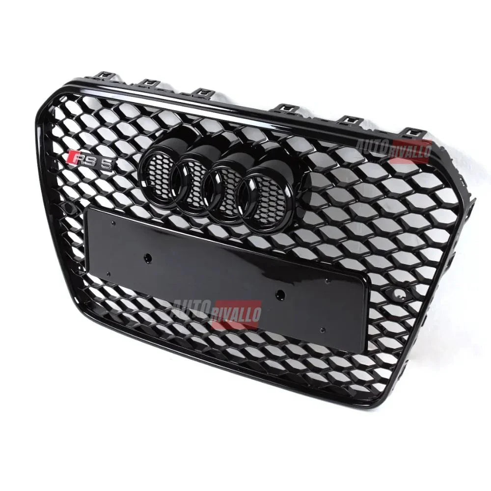 Audi A5 8T 2012-2016 Griglia Anteriore RS5 Look Nero Lucido - autorivallo