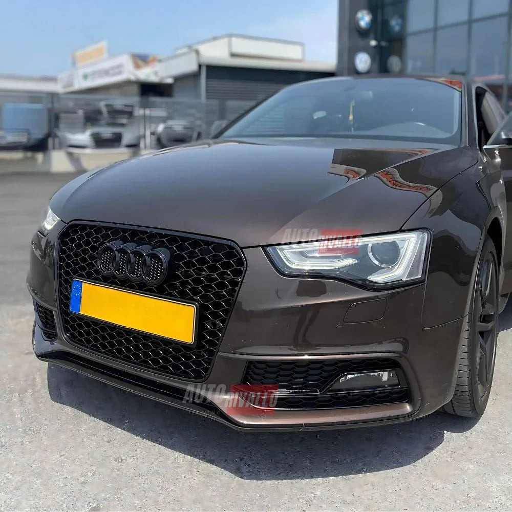 Audi A5 8T 2012-2016 Griglia Anteriore Look RS5 Nero Lucido - autorivallo