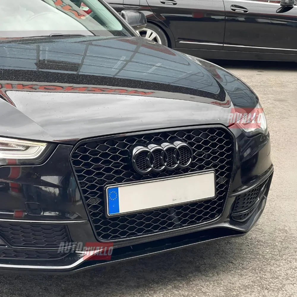 Audi A5 8T 2012-2016 Griglia Anteriore Look RS5 Nero Lucido - autorivallo