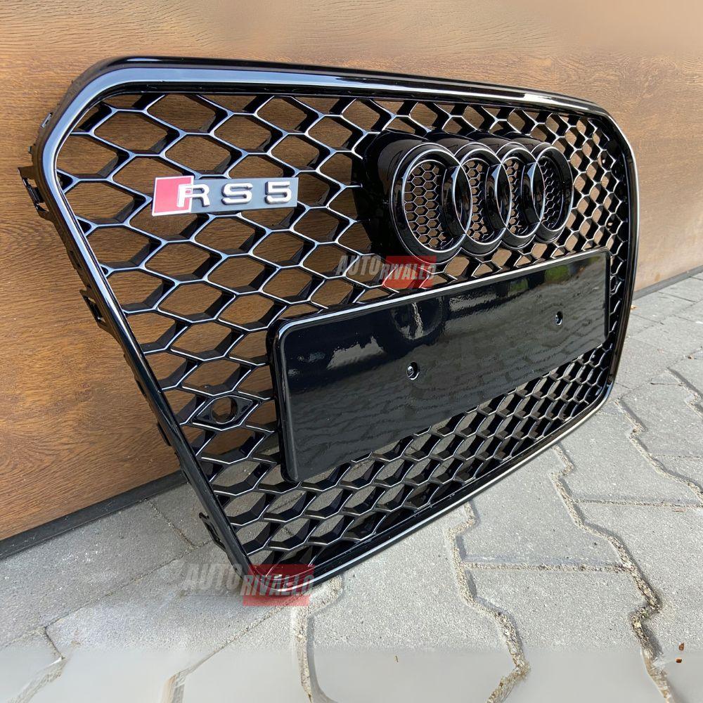 Audi A5 8T 2012-2016 Griglia Radiatore RS5 Look Nero Lucido - autorivallo