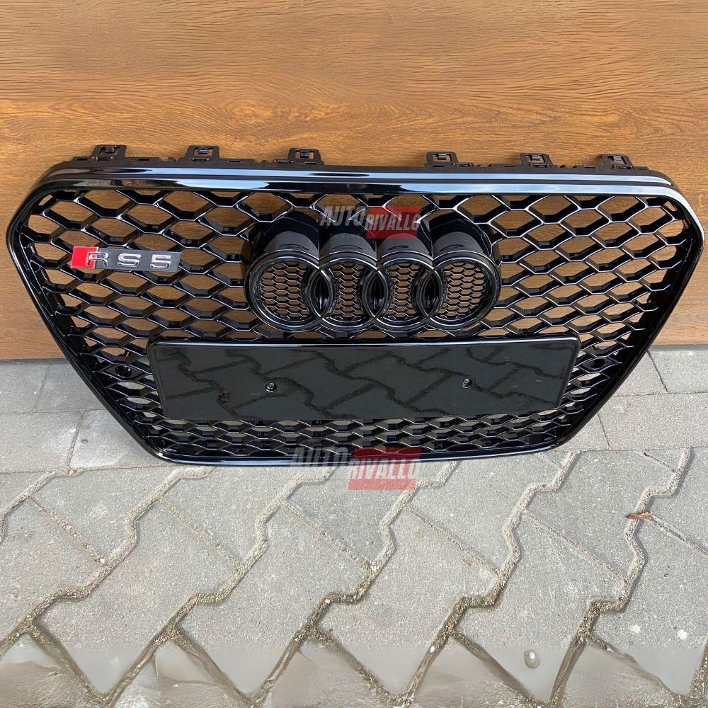 Audi A5 8T 2012-2016 Griglia Radiatore RS5 Look Nero Lucido - autorivallo