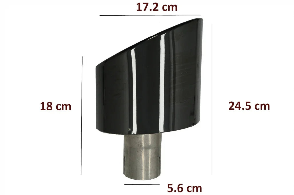 Audi A5 F5 2016-2019 Terminali di Scarico RS5 Look Nero Lucido - autorivallo