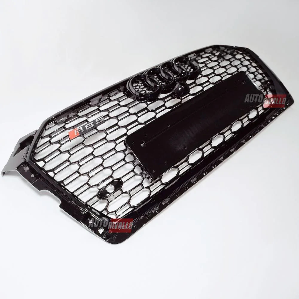 Audi A5 F5 2016-2020 Griglia Anteriore RS5 Look Nero Lucido - autorivallo