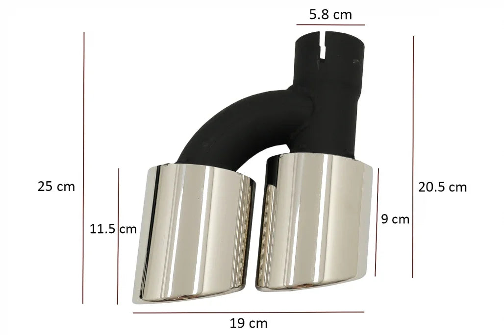 Audi A5 F5 S-Line 2016-2019 Diffusore S5 Look Doppia Uscita - autorivallo