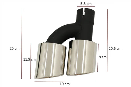 Audi A5 F5 S-Line 2016-2019 Diffusore S5 Look Doppia Uscita - autorivallo